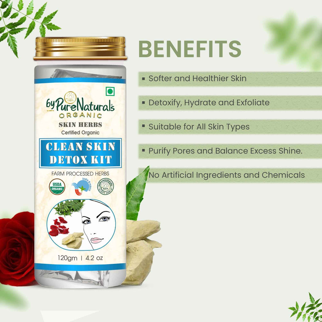 byPureNaturals Organic Skin Detox Kit | Grocsy