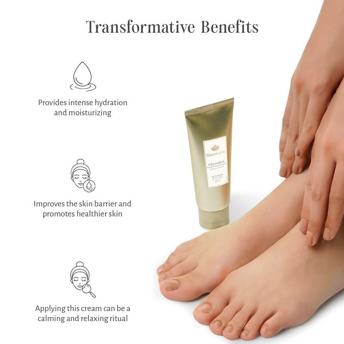 Shankara by Sri Sri Tattva Gheesutra Hand & Foot Cream | Grocsy