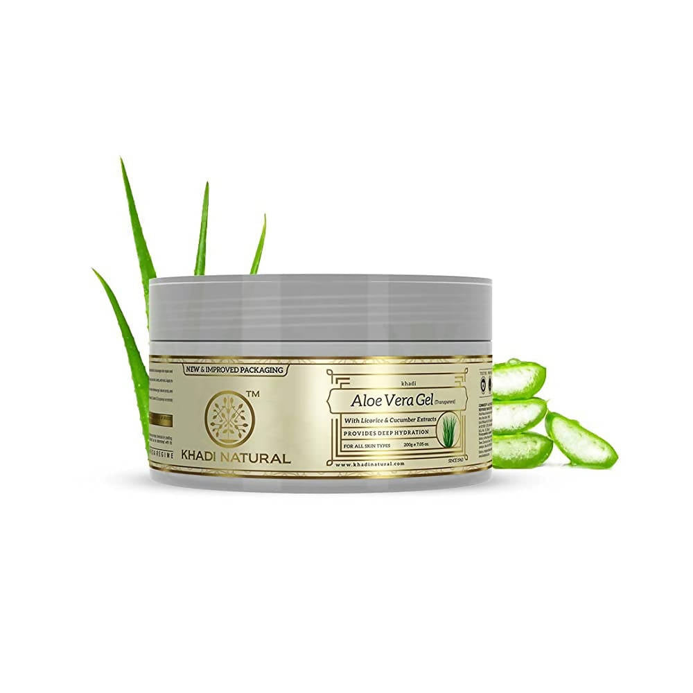 Khadi Natural Aloe Vera Gel (Transparent) | Grocsy