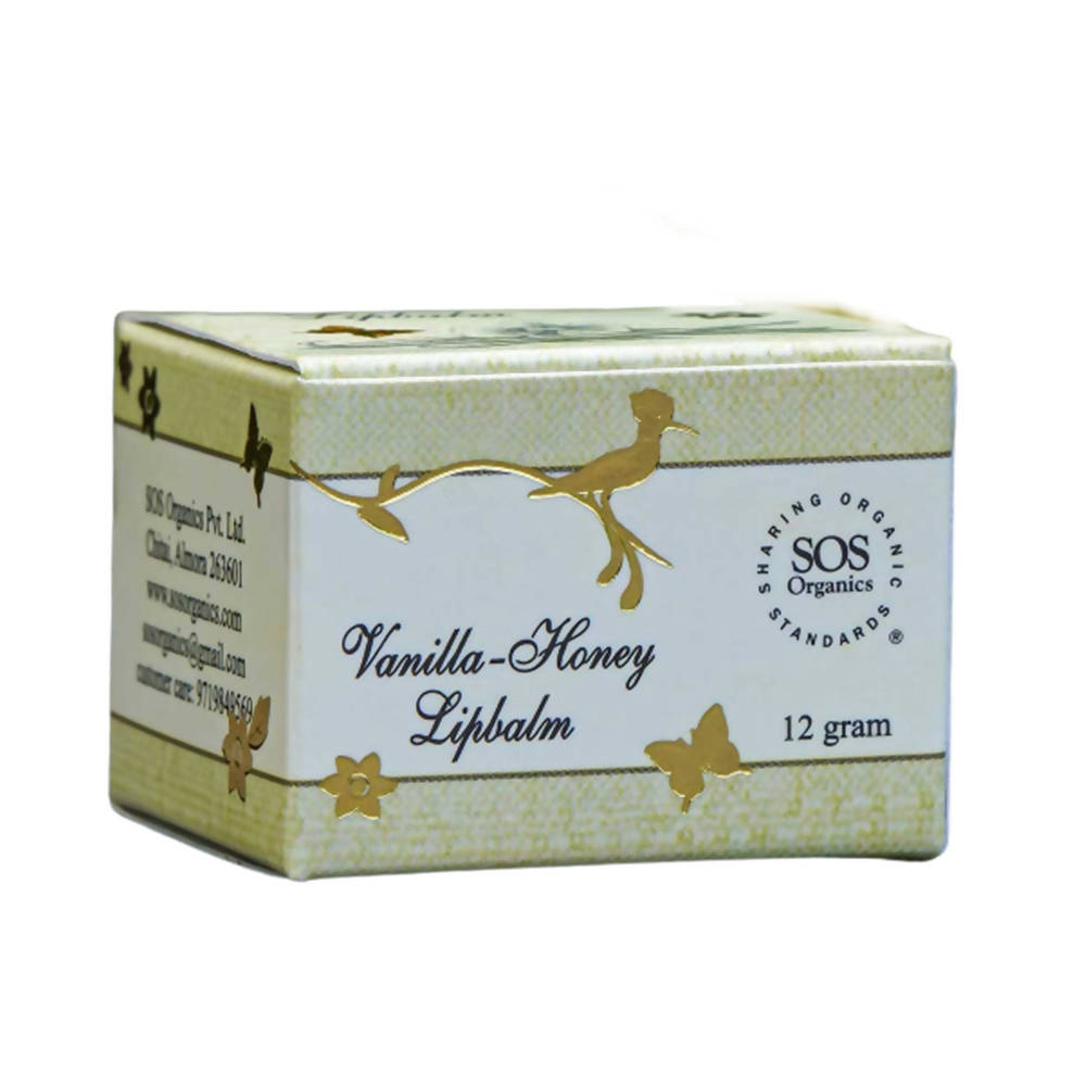 SOS Organics Vanilla-Honey Lipbalm | Grocsy