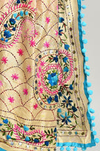 Joban Fashion Multi Color Cotton Embroidery Work Phulkari Dupatta | Grocsy