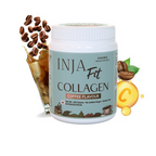 Inja Fit Marine Collagen For Skin Joints And Muscles With Vit C & Glucosamine - Coffee Flavour | Grocsy
