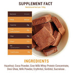 NutroActive Desi Ghee Barfi Hazelnut Chocolate | Grocsy