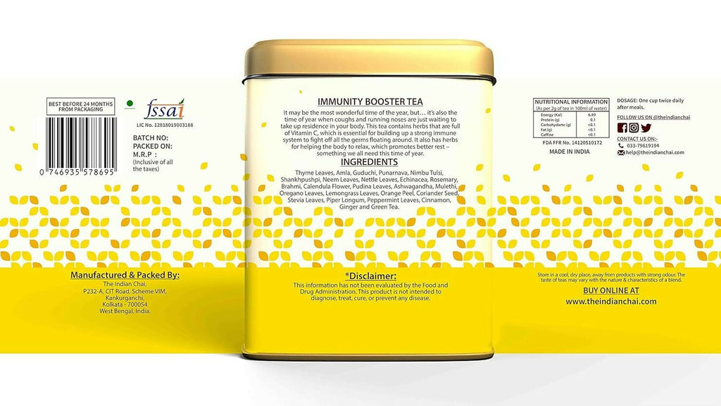 The Indian Chai - Immunity Booster Tea | Grocsy