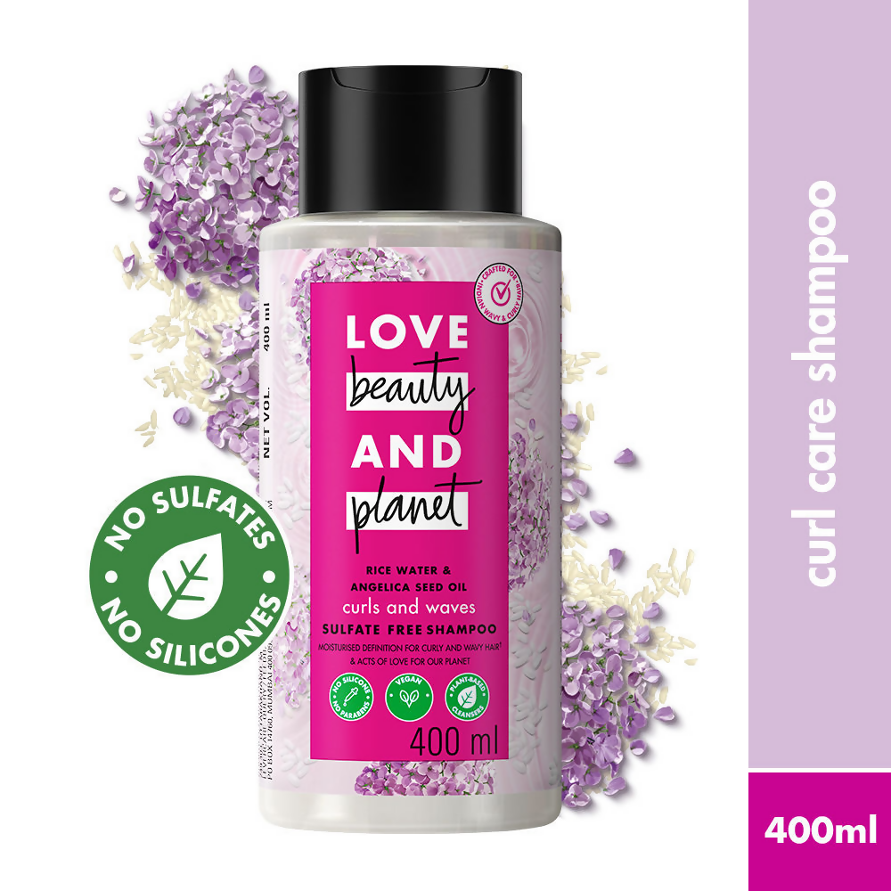 Love Beauty And Planet Rice Water & Angelica Curl Care Combo | Grocsy