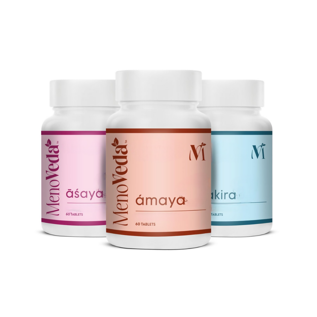 Menoveda Menopause Supplement For Women - Trio Pack | Grocsy