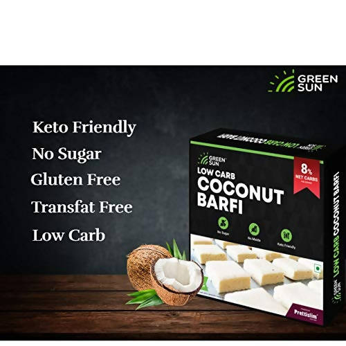 Green Sun Low Carb Coconut Barfi | Grocsy