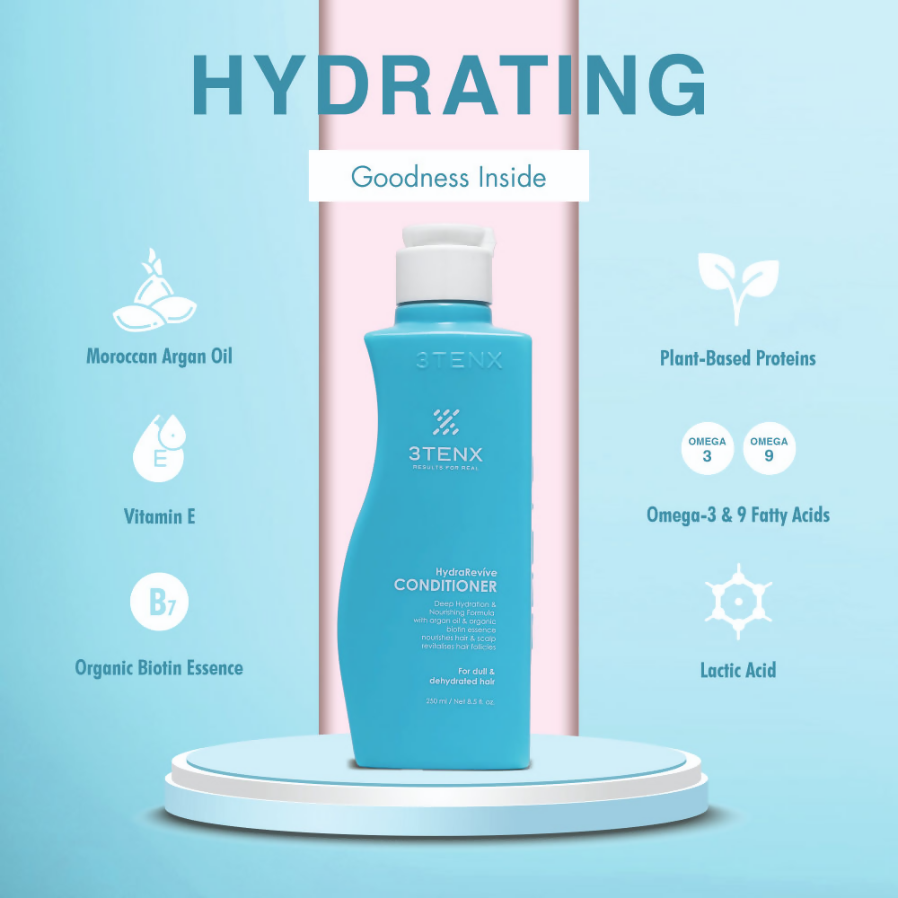 3TENX Hydrarevive Conditioner For Dull & Dehydrate Hair | Grocsy