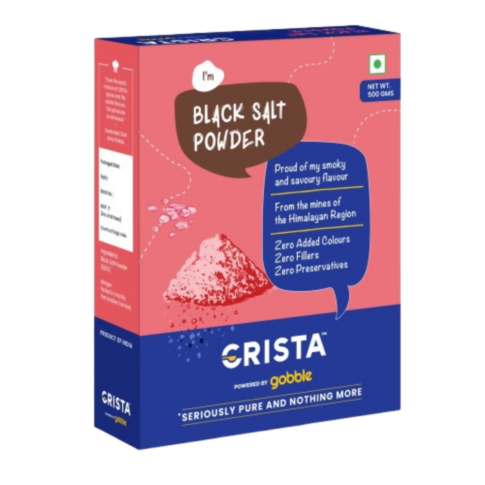 Crista Spices Black Salt Powder | Grocsy