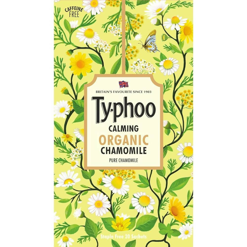 Typhoo Calming Organic Chamomile Tea Bags | Grocsy