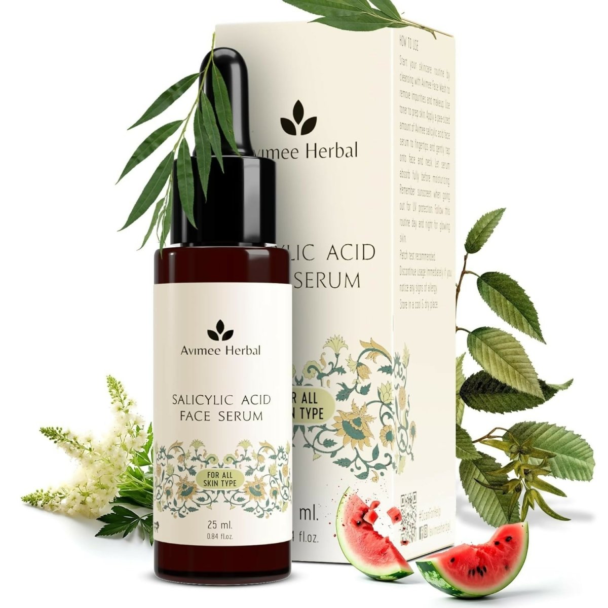 Avimee Herbal Salicylic Acid Face Serum For Acne, Blackheads & Open Pores | Grocsy