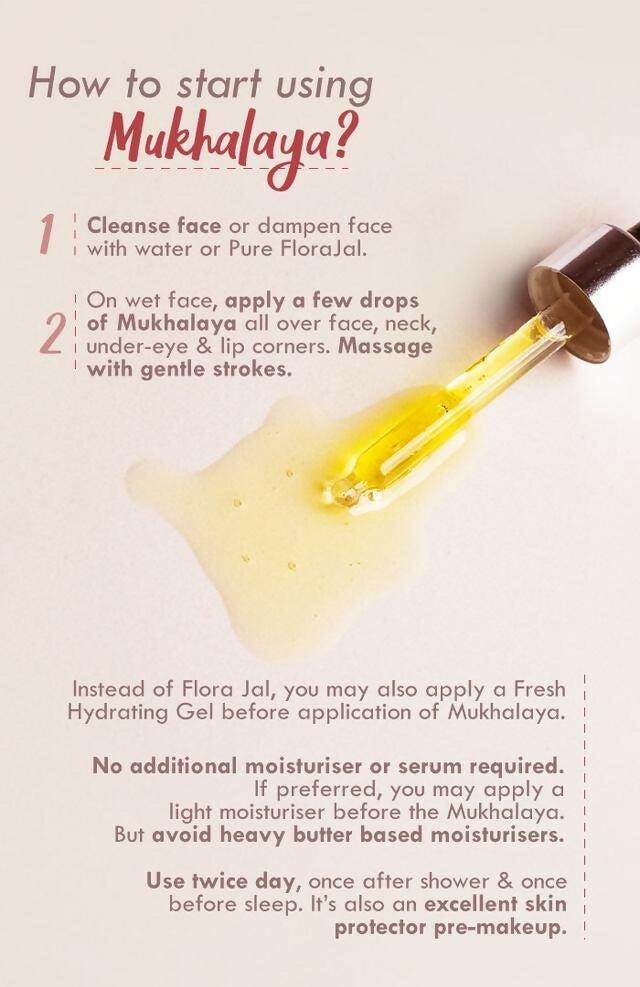 Nat Habit Pure Saffron Tuberose Mukhalaya Face Oil | Grocsy