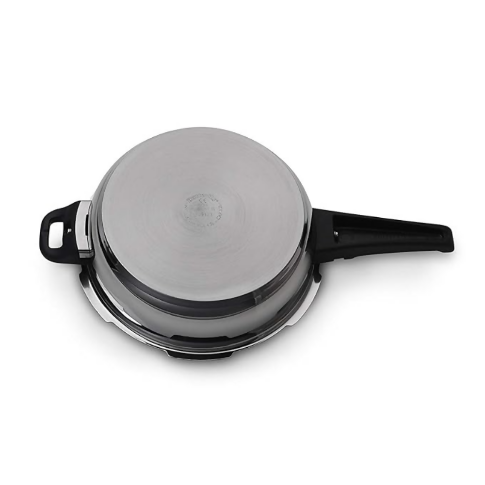 Butterfly Blue Line Wider Stainless Steel Pressure Cooker | Grocsy