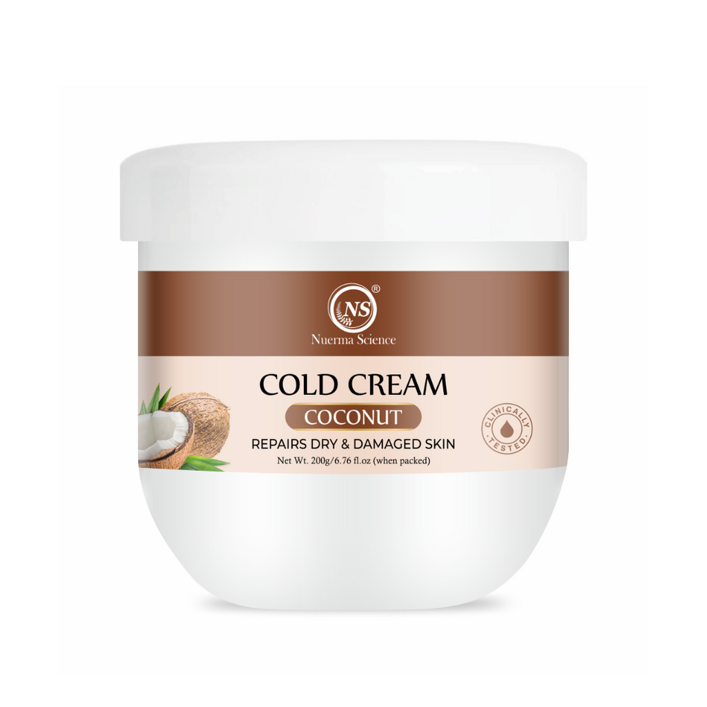 Nuerma Science Coconut Cold Cream For Winters To Repair Dry & Damaged Skin | Grocsy