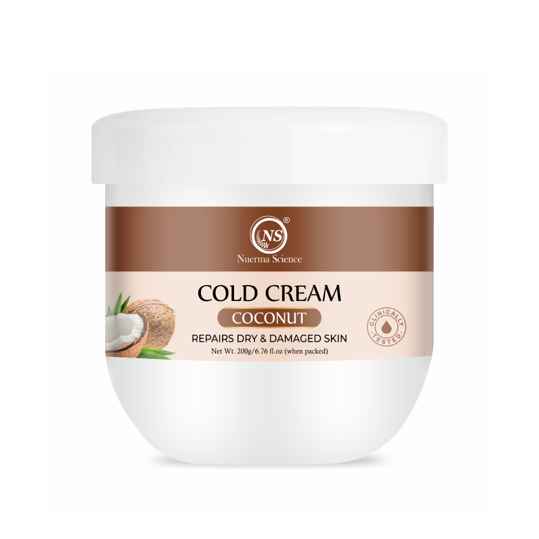 Nuerma Science Coconut Cold Cream For Winters To Repair Dry & Damaged Skin | Grocsy