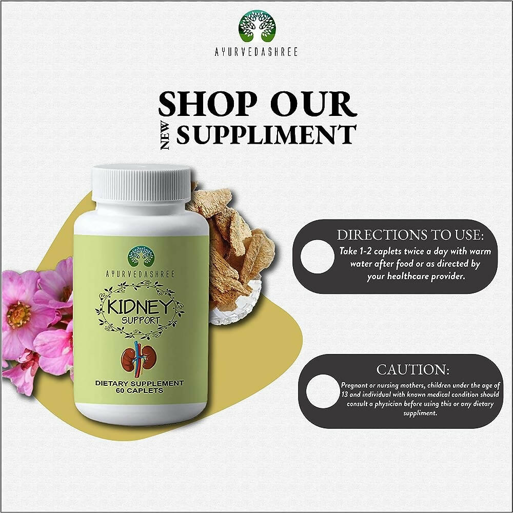 Ayurvedashree Kidney Support Caplets | Grocsy