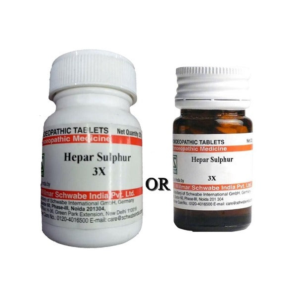Dr. Willmar Schwabe India Hepar Sulphur Trituration Tablet | Grocsy