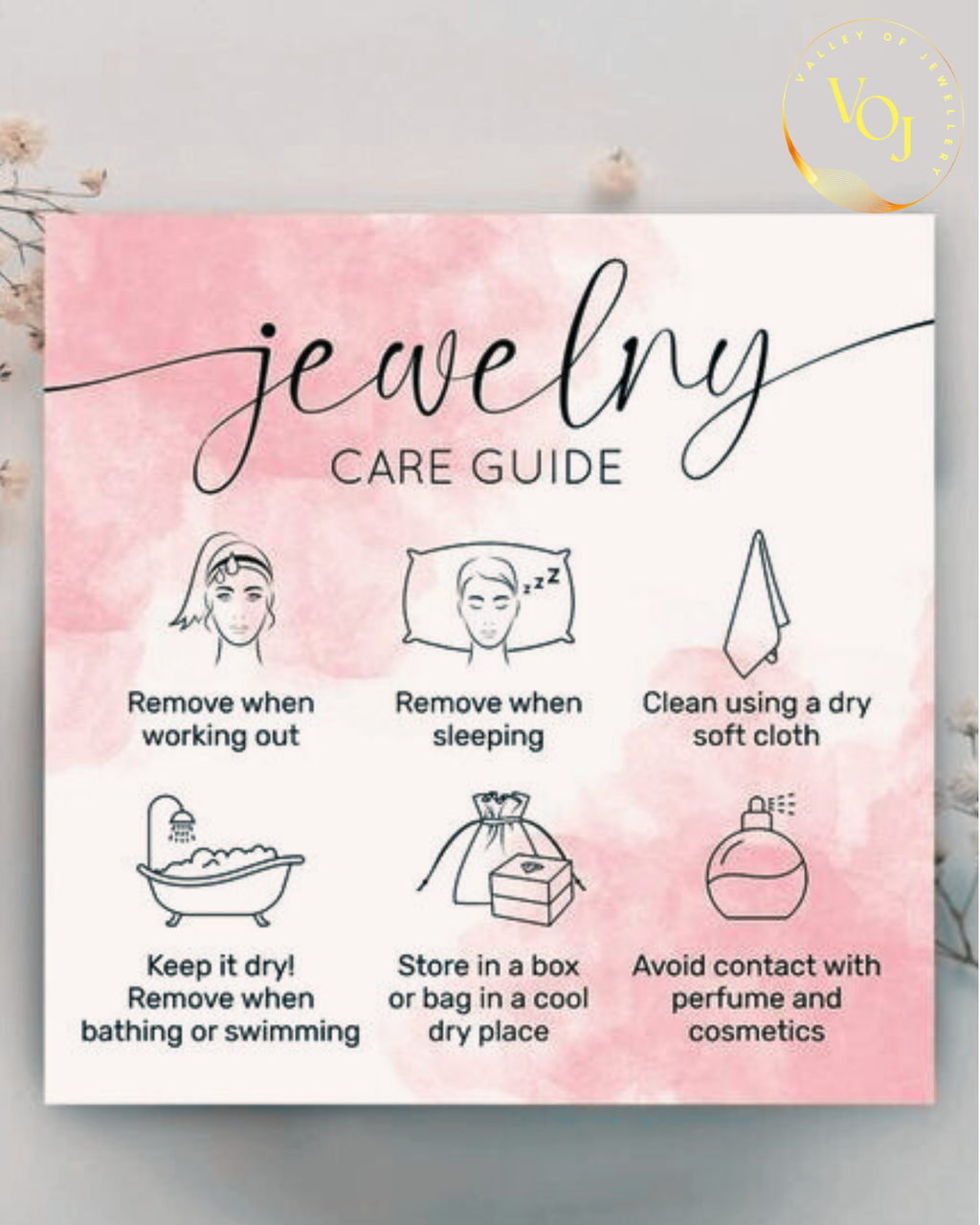 VOJ Women Silver Plated Flower Peral Studs Earrings