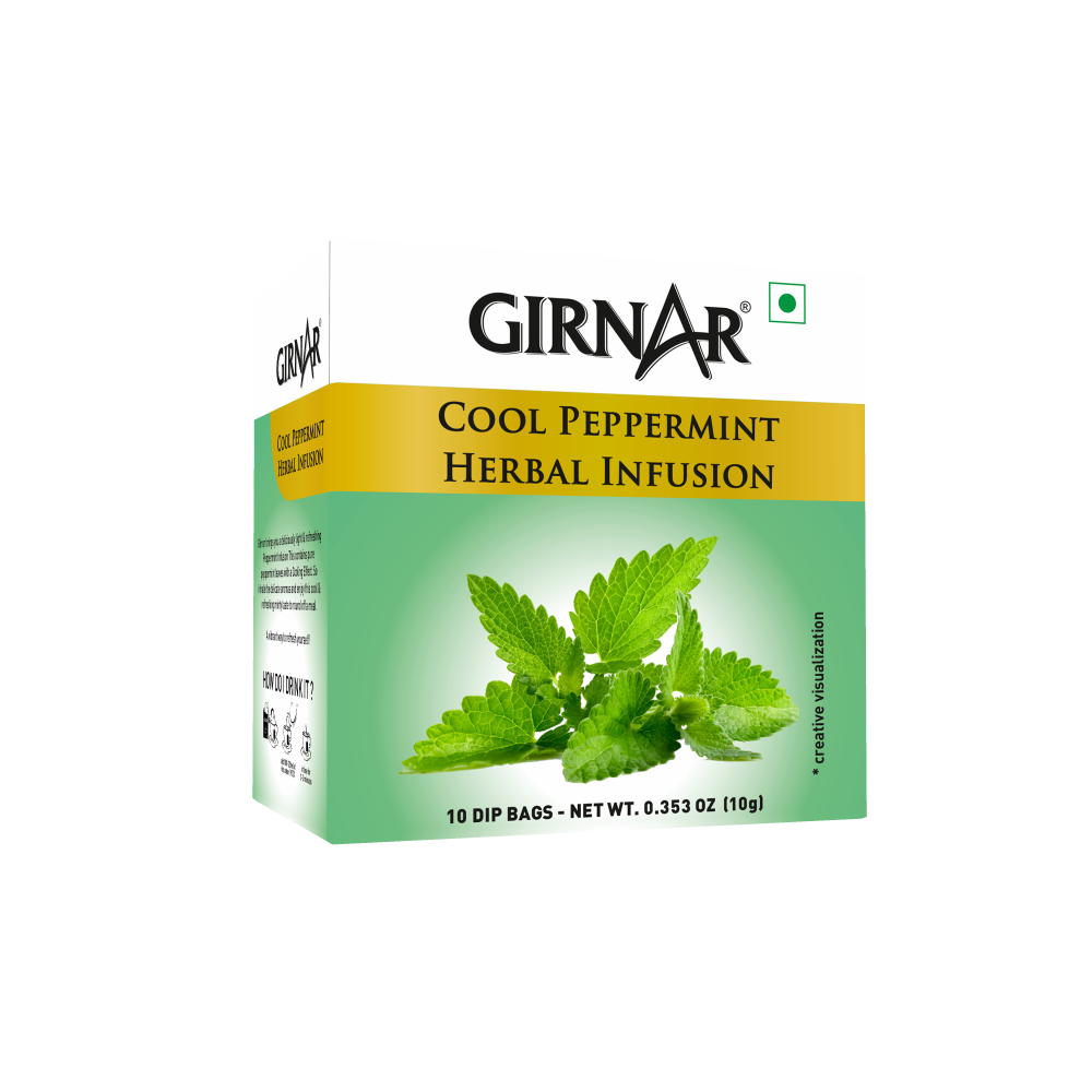 Girnar Cool Peppermint Herbal Infusion | Grocsy