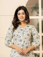 Yufta Cotton Grey Co-Ord Set | Grocsy