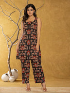 Yufta Cotton Sleeveless Co-Ord Set | Grocsy