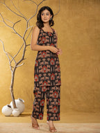 Yufta Cotton Sleeveless Co-Ord Set | Grocsy