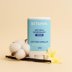 Bitamin Cotton Vanilla Teens Natural Deodorant Roll On Stick | Grocsy