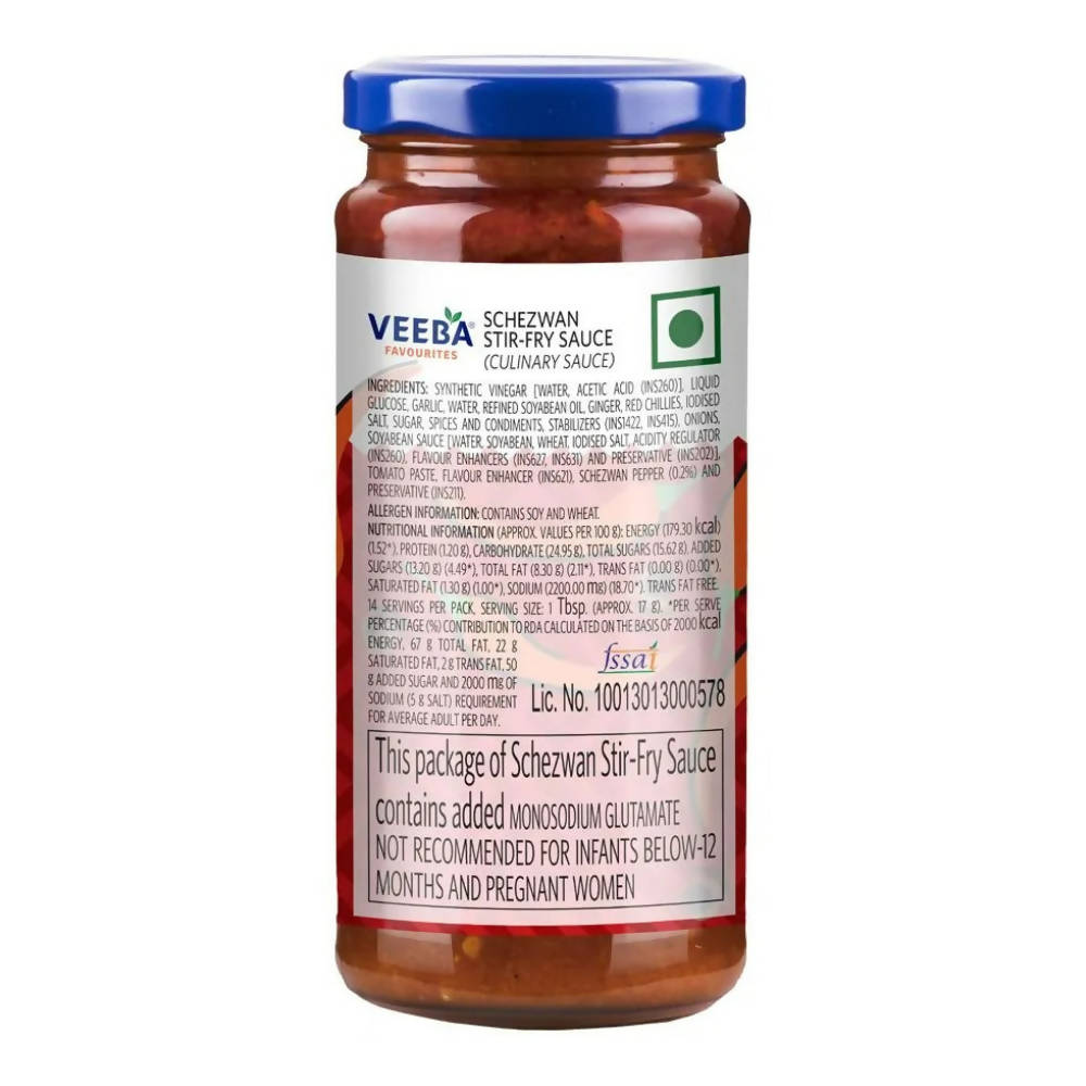 Veeba Schezwan Stir-fry Sauce | Grocsy