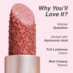 Kay Beauty Hydra Crème Hydrating Full Coverage Lipstick with Hyaluronic Acid-Dreamer | Grocsy