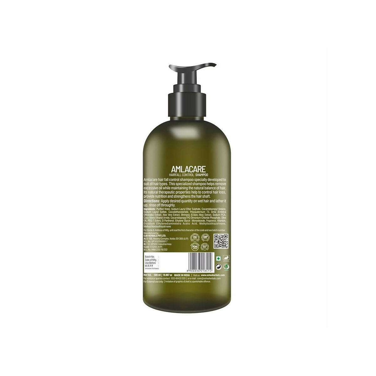 Oshea Herbals AmlaCare Hairfall Control Shampoo | Grocsy