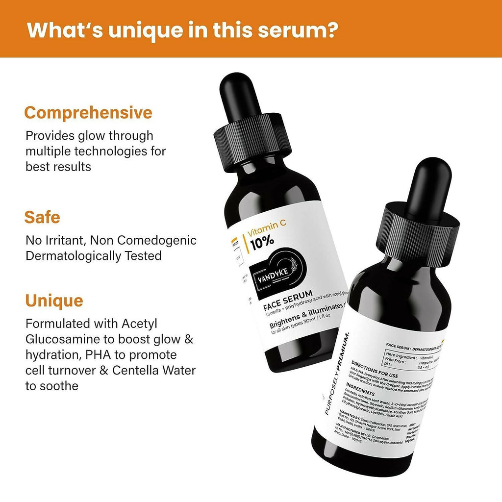 Vandyke Vitamin C 10% Face Serum | Grocsy