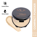 Mila Beaute Superstay Natural Matte Finish Perfecting Compact Powder with SPF 15 - Natural | Grocsy