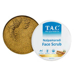 TAC - The Ayurveda Co. Nalpamaradi Face Scrub for Glowing & Brightening Skin with Triphala Powder for Women & Men | Grocsy