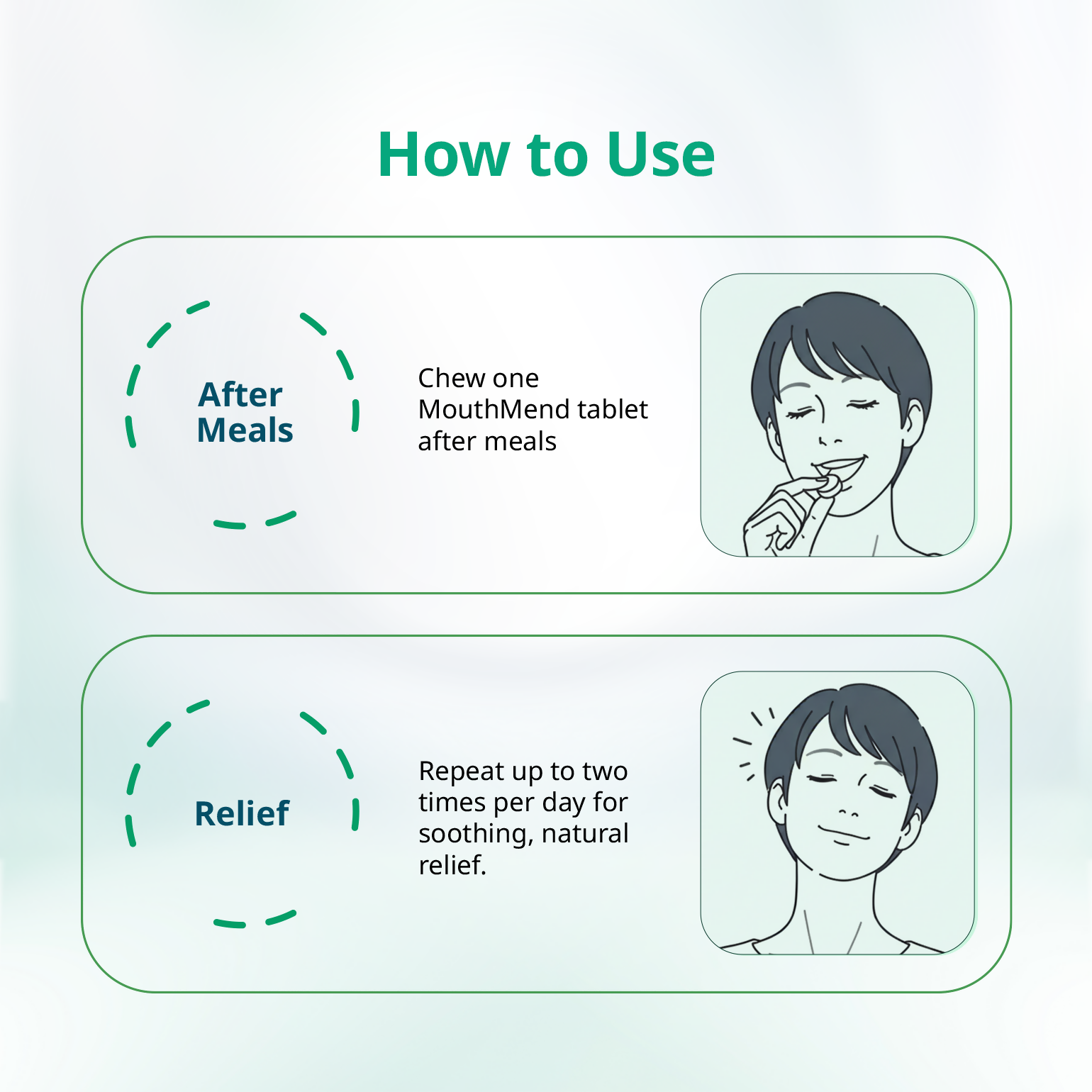 Mintdrops MouthMend Chewable Tablets | Grocsy