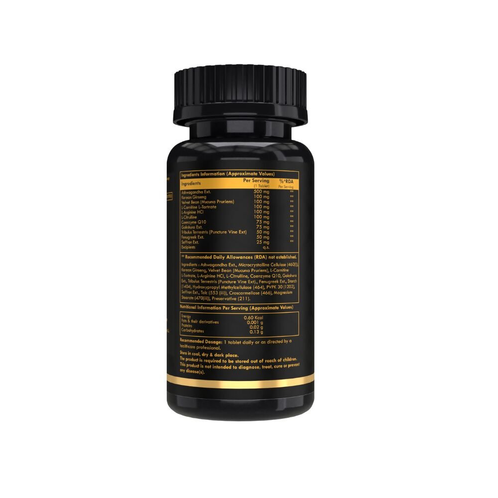 Aarkios More for Him Energy and Libido Booster Tablets for Men | Grocsy