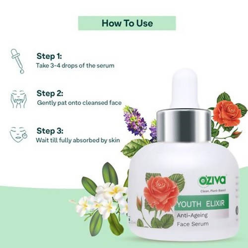 OZiva Youth Elixir Anti-Ageing Face Serum | Grocsy