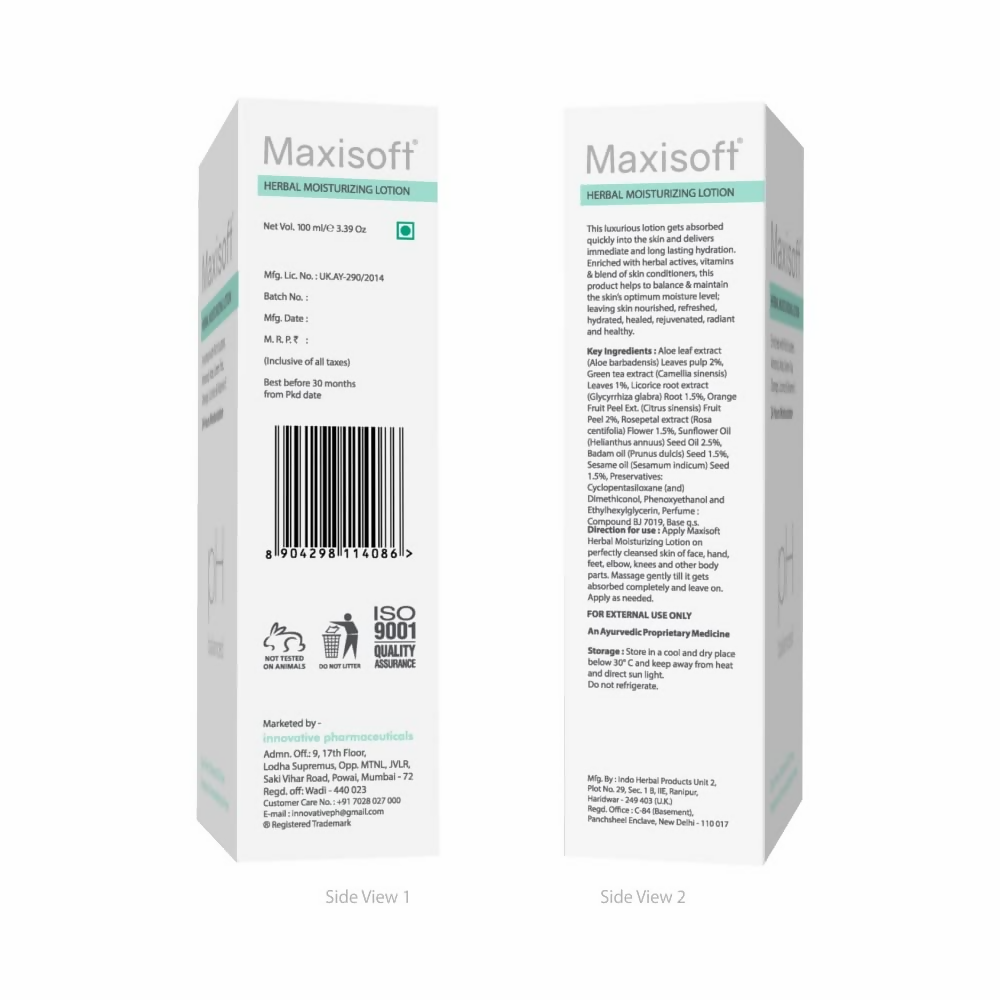 Maxisoft Herbal Moisturizing Lotion | Grocsy