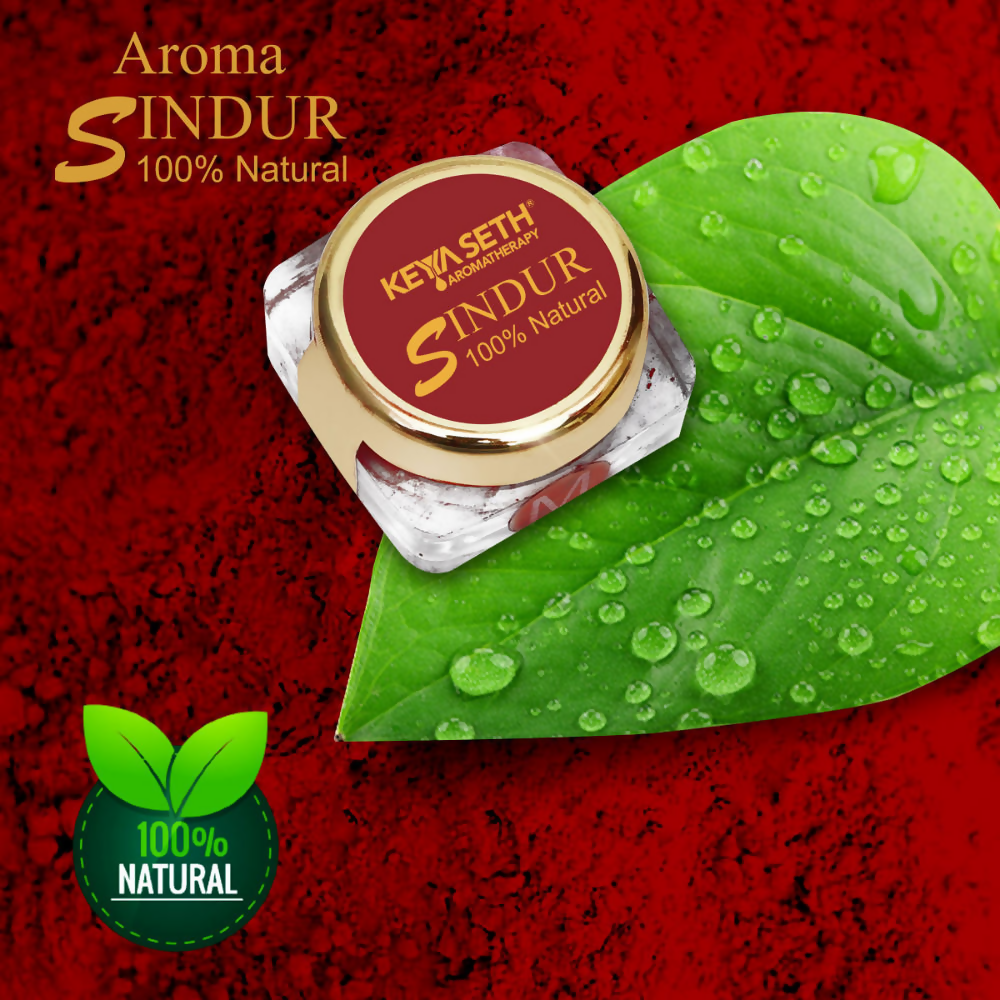 Keya Seth Aromatherapy 100% Natural Maroon Sindoor Powder | Grocsy