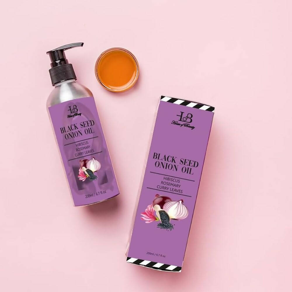 House Of Beauty Black Seed Onion Oil with Hibiscus Hair Oil | Grocsy