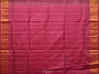 Cream and Pink Uppada Silk Handloom Saree with Checks and Contrast Pallu Design - Global Threads | Grocsy