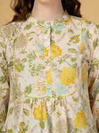 Yufta Cream Pure Cotton Top | Grocsy
