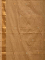 Cream Uppada Cotton Handloom Saree with Jamdani Pallu Design - Global Threads | Grocsy