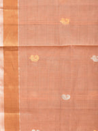 Cream Uppada Cotton Silk Handloom Saree with Jamdani Grill Design - Global Threads | Grocsy