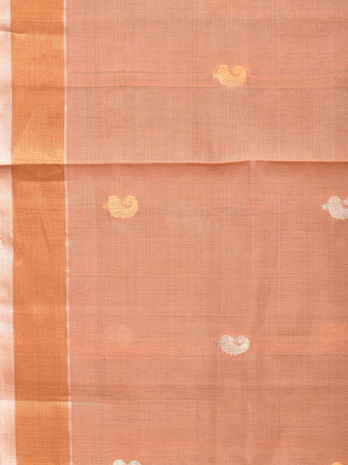 Cream Uppada Cotton Silk Handloom Saree with Jamdani Grill Design - Global Threads | Grocsy