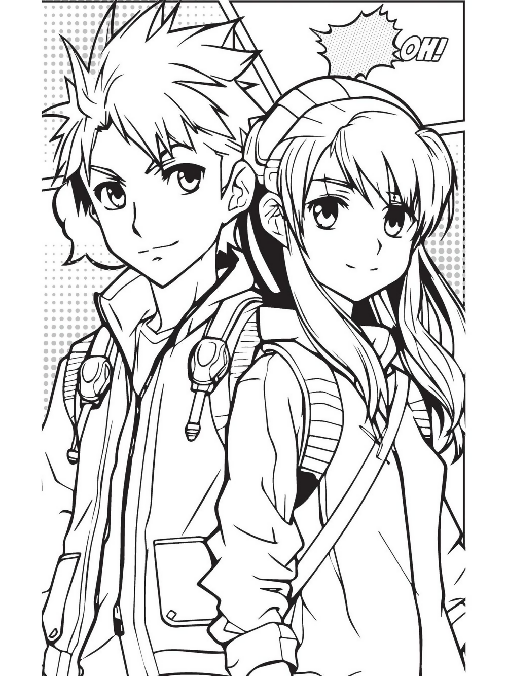 Dreamland Publications Colour Your Own Manga Book 4 With Free Manga Colouring Poster For Kids | Grocsy