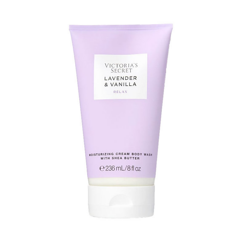 Victoria's Secret Lavender Vanilla Natural Beauty Moisturizing Cream Body Wash | Grocsy