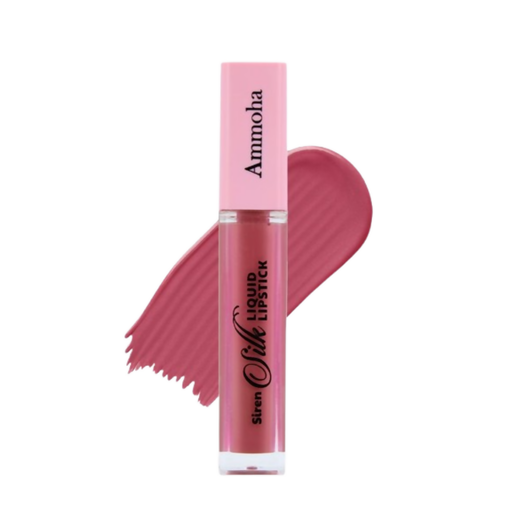 Ammoha Cosmetics Long-Lasting, Matte-Finished Plum Perfection Color Liquid Lipstick | Grocsy
