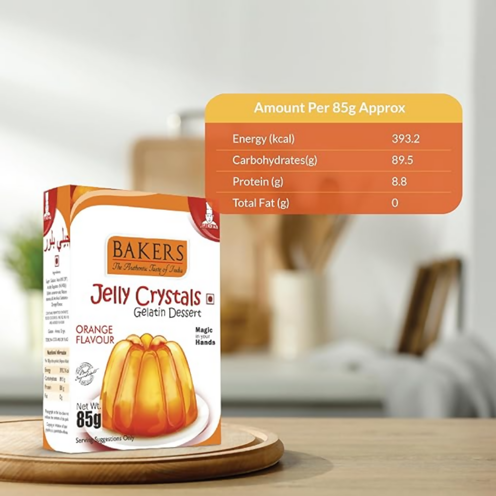 BAKERS Jelly Crystals (Gelatin Dessert) - Orange | Grocsy