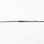 Indianvibez Bodh Grounded Resilience Real Crystal Stone Rakhi With Authenticity Certificate | Grocsy