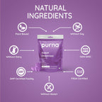 Purna Gummies Melatonin Wild Berry Flavour Gummies for Sleep Well & Reduced Stress | Grocsy
